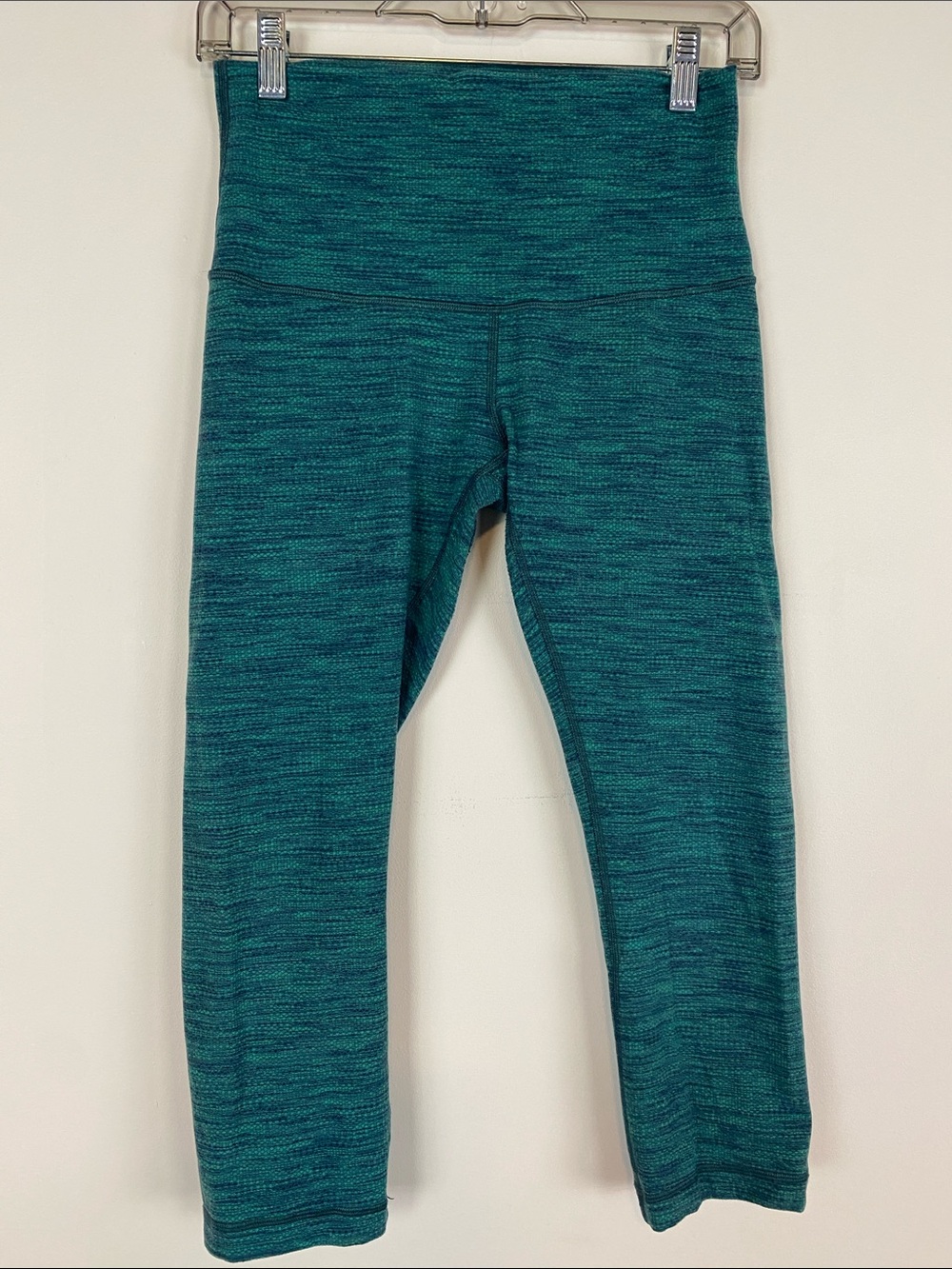 lululemon athletica Women’s Teal High-Rise Cropped Leggings